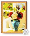 купить Картина по номерам Art Gallery GA70567 Mozaic cu diamante 40x50cm Buchet aprins в Кишинёве 