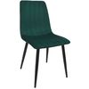 купить Стул Deco DC-90P N57 Catifea Dark Green+Black Legs в Кишинёве 