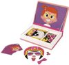 купить Настольная игра Janod J02717 Magnetic book Funny faces of girls 55pcs в Кишинёве 