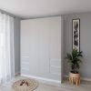 купить Шкаф Smartex (15929) N17 160cm Kashemir+Alb в Кишинёве 