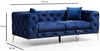 купить Диван Trendy Como Bleumarin (2 locuri) в Кишинёве 