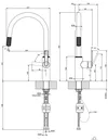 cumpără Bateria bucătărie Gessi 60942-149 Finox Br Nickel în Chișinău 