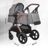 cumpără Сărucior pentru copii Coccolle Melora Moonlit Grey, 3in1 cu landou transformabil în Chișinău 