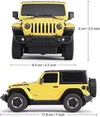cumpără Jucărie cu telecomandă Rastar 79500 1:24 JEEP Wrangler JL, galbena, 50622 în Chișinău 