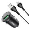 Hoco Z43 Mighty single port QC3.0 car charger set(Micro) 