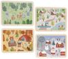 купить Пазл Premaman PJQPNV-CCC-UNQ Set de puzzle 4 Sezoane, 4x24 piese в Кишинёве 