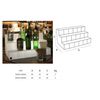 cumpără Vitrina bar cu trei trepte LYXO EXPO MARVY with batteries RGBW led kit ES301-U00001 (Vitrina bar cu trei trepte cu kit de iluminat LED multicolor plus baterie, pentru baruri si cluburi) în Chișinău 