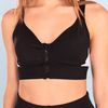 Топ JOMA - DAPHNE SPORT BRA BLACK WHITE 