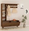 cumpără Mobilă pentru antreu Trendy Hale, Nuc, 120x162x32cm (GTR005921) în Chișinău 