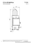 Каминная топка HOXTER ECKA 67/45/51Lа/Ra (левосторонняя/правосторонняя)