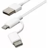 cumpără Cablu telefon mobil Xiaomi Mi 2-in-1 USB Cable (Micro USB to Type C) 100cm în Chișinău 