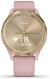 купить Смарт часы Garmin vivomove 3S, S/E EU, Light Gold, Dust Rose, Silicone в Кишинёве 