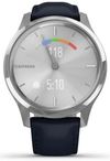 cumpără Fitness-tracker Garmin vivomove Luxe, S/E EU, Silver, Navy, Leather în Chișinău 