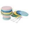 купить Посуда для кормления Badabulle B005107 Set 5 boluri si 3 lingurite colorate в Кишинёве 
