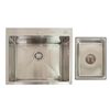 cumpără Chiuvetă bucătărie SanDonna HD5550 Crom satin în Chișinău 