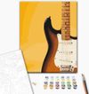 cumpără Tablou pe numere BrushMe BS53705 40x50 cm (în cutie) Chitară electrică în Chișinău 