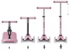 cumpără Trotinetă Micro MMD386 Trotineta 6in1 Mini Rock&Go Deluxe LED Dusty Rose în Chișinău 