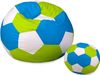 купить Кресло-мешок BeanBag BM6044, Mяч из экокожи Ares, XL, зеленый, белый, голубой в Кишинёве 
