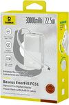 cumpără Acumulator extern USB (Powerbank) Baseus E0028101, EnerFill FC51 Bipow 2 Pro Digital Display, Moon White în Chișinău 