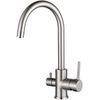 купить Смеситель кухонный Helika-AquaSanita 2963-002 SABIADUO Steel в Кишинёве 
