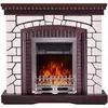 купить Камин электрический ArtFlame Natali & Galileo Silver, 1058x1100x300 mm, Alb в Кишинёве 