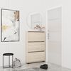 купить Полка для обуви Mobildor-Lux Leo Slim 100x16x125H cm Sonoma в Кишинёве 
