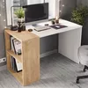 cumpără Masă de birou Nex Home Smyrna, 120x60 cm, Stejar/Alb (20-35-14) în Chișinău 