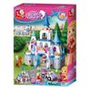 купить КОНСТРУКТОР GIRL IS DREAM Sapphire Castle - САПФИРОВЫЙ ЗАМОК 818pcs в Кишинёве 