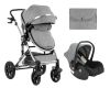 Stroller Kikka Boo 3 in 1 Darling Dark Grey 
