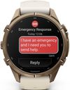 cumpără Ceas inteligent Garmin Fenix 9 Pro, 43mm, inReach, Gld,Crm/FrGy bd (010-04335-21) în Chișinău 