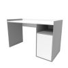 cumpără Masă de birou Smartex (10918) Tab Classic 120cm Alb+Grafit în Chișinău 