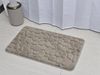 купить Коврик для ванной MSV 56190 Pebble 50x80cm bej-gri, microfibra в Кишинёве 