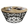 cumpără Măsuţă cafea Trendy Stil Metal Ferforje, Stejar 90x38x90cm în Chișinău 