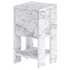 купить Тумбочка Trendy Ema, Marmura de Carrara, 30x55x30cm в Кишинёве 