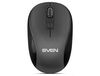 купить Mouse SVEN RX-255W Wireless Black, 800/1200/1600dpi, nano reciever, USB (mouse fara fir/беспроводная мышь) в Кишинёве 