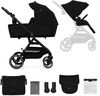 купить Детская коляска KinderKraft YOXI 2in1 KSYOXI00BLK2000 PURE BLACK в Кишинёве 