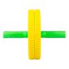 Ролик для пресса d=18 см 13167 yellow/green (4199) inSPORTline 