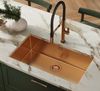 купить Смеситель кухонный Helika-AquaSanita 7003-G COLOS Gold+black silicon hose в Кишинёве 