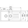 cumpără Chiuvetă bucătărie cu bateria Franke 114.0531.836 Sinthetic Sinks BSG 651 3 1/2" WWK REV WOF OA Po în Chișinău 