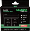 купить Зарядное устройство для фото-видео Patona 4156, Retro Dual Charging Case USB-C for Canon LP-E17 в Кишинёве 