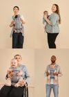 купить Кенгуру BabyBjorn 021087E1 Mini 3D Jersey, Light Beige в Кишинёве 