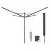 cumpără Uscător de rufe Brabantia 29 05 03 Lift-O-Matic 50m, Metal Soil Spear, Cover, Peg Bag and Pegs , Anthracite în Chișinău 