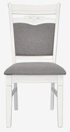 купить Комплект стол и стулья Evelin di Costacurta стол HV-33V White + 10 стульев HV-3167 White/NV-10WP Grey в Кишинёве 