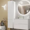 cumpără Dulap penal Bayro подвесной Santos 350x1600 левый light grey (129274) în Chișinău 