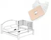 купить Кроватка Veres 46.10.1.01 Опция Крепления приставной кроватки (бело-буковый) в Кишинёве 
