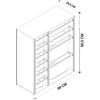 cumpără Dulap pentru copii Bofigo Коробка для игрушек 690x855x298mm, Sapphire Oak (12-67-14) în Chișinău 