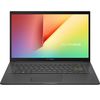 купить Ноутбук 14 ASUS VivoBook K413EA Black, Metal Case, Intel i3-1115G4 3.0-4.1Ghz/8GB DDR4/SSD 256GB/Intel UHD Graphics/WiFi 6 802.11ax/BT5.0/USB Type C/HDMI/HD WebCam/Illuminated Keyb./14" FHD LED-backlit NanoEdge Anti-glare (1920x1080)/No OS K413EA-EK1765 в Кишинёве 