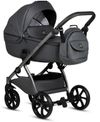 купить Детская коляска Tutis 2in1 UNO5+ Leather 2/1 Jet Black (1402166) в Кишинёве 