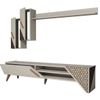 cumpără Set mobilă living Trendy Beril, Crema 180x40x37cm în Chișinău 