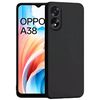 купить Чехол для смартфона Helmet Liquid Silicone Oppo A38, Black в Кишинёве 